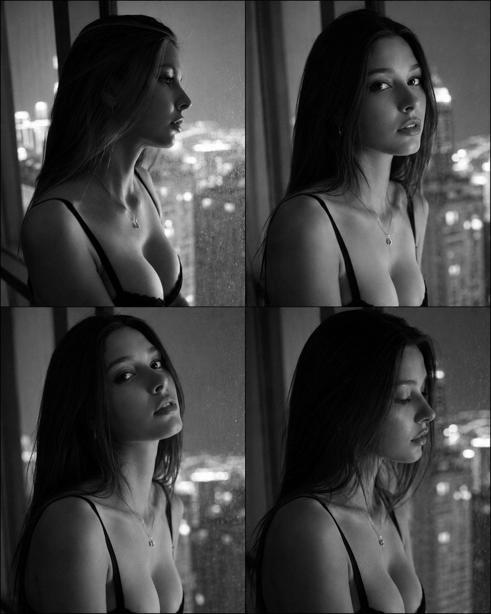 Fashion Casting Contact Sheet Portrait