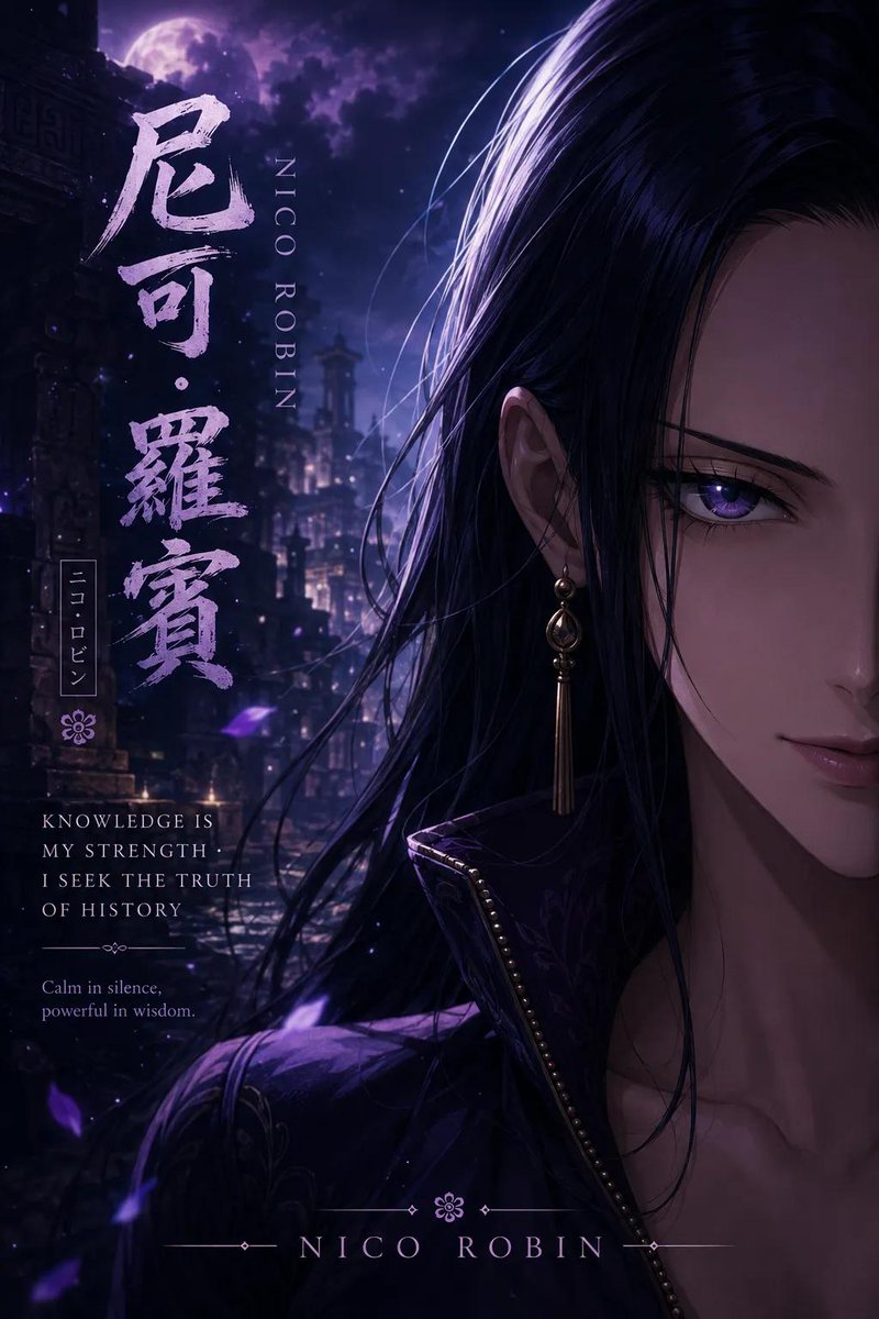 Anime Adventure Character Poster Design