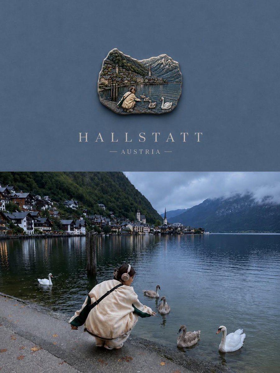 3D Souvenir Badge Travel Poster example 2