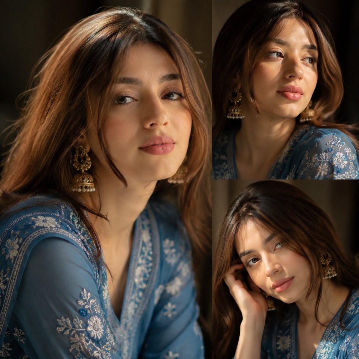 Traditional Kurta Portrait Collage