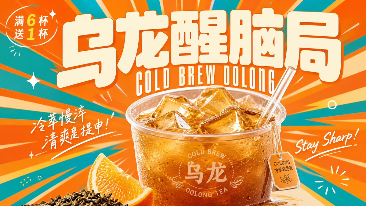 Retro Beverage Advertisement Poster example 3