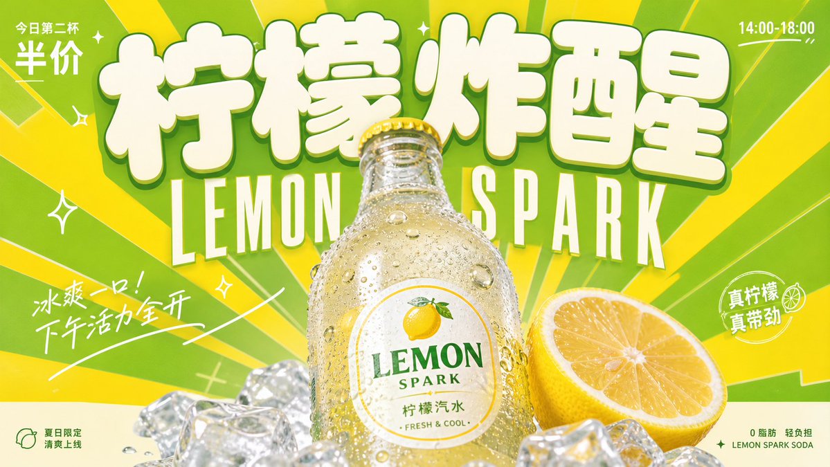 Retro Beverage Advertisement Poster example 4