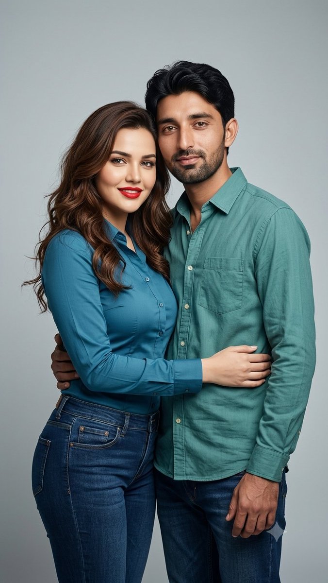 Professional Studio Couple Photoshoot