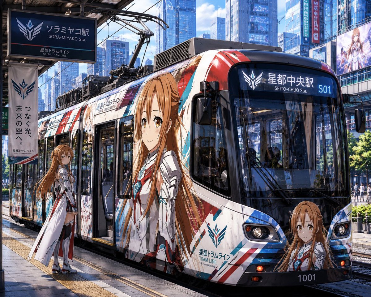 Custom Character-Wrapped Streetcar Illustration example 3