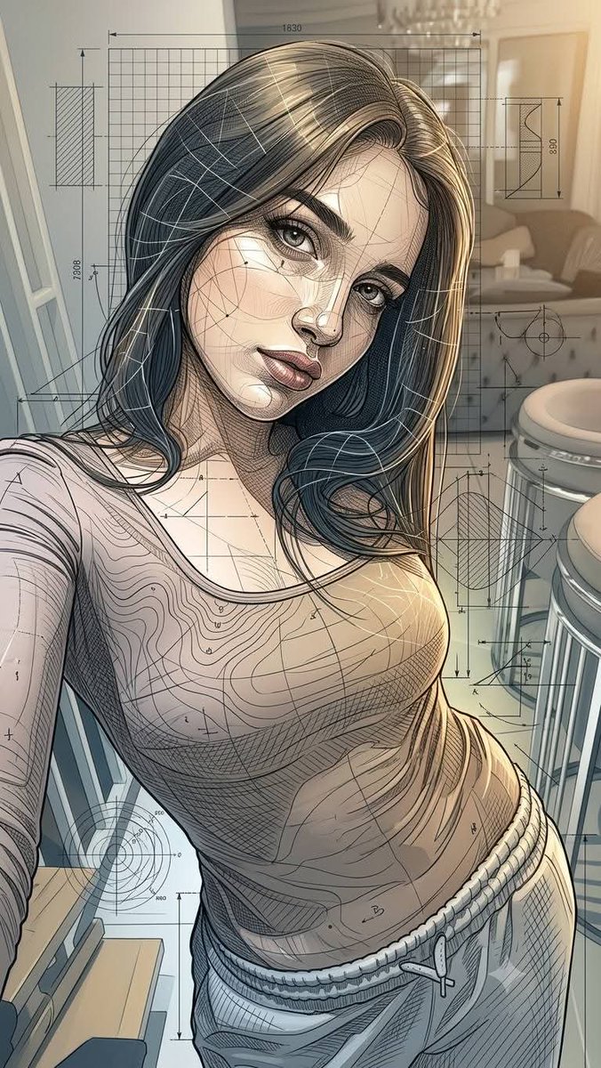 Sample output image for Neo-parametric architectural illustration