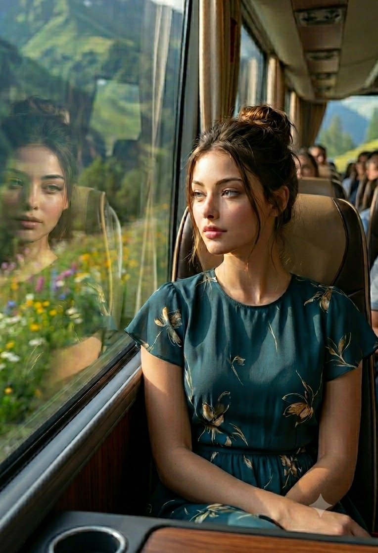 Sample output image for Luxury Bus Travel Portrait