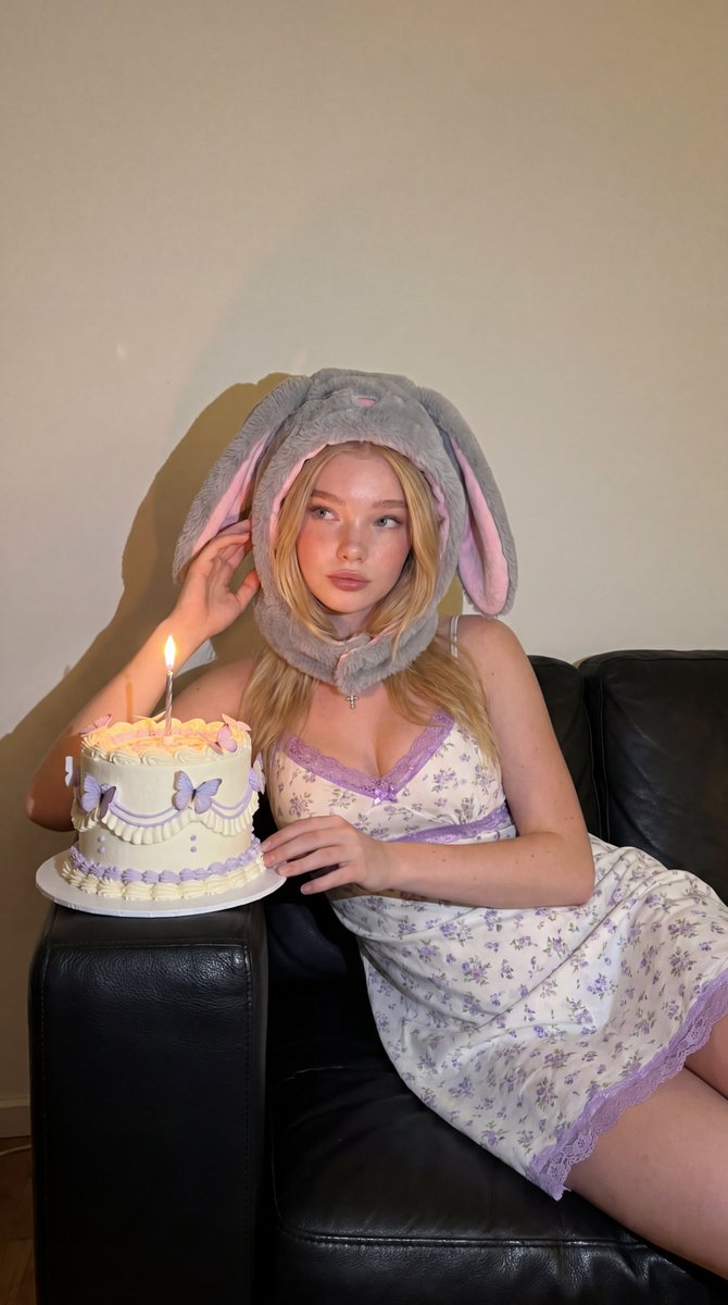 Sample output image for Whimsical Bunny Ear Portrait