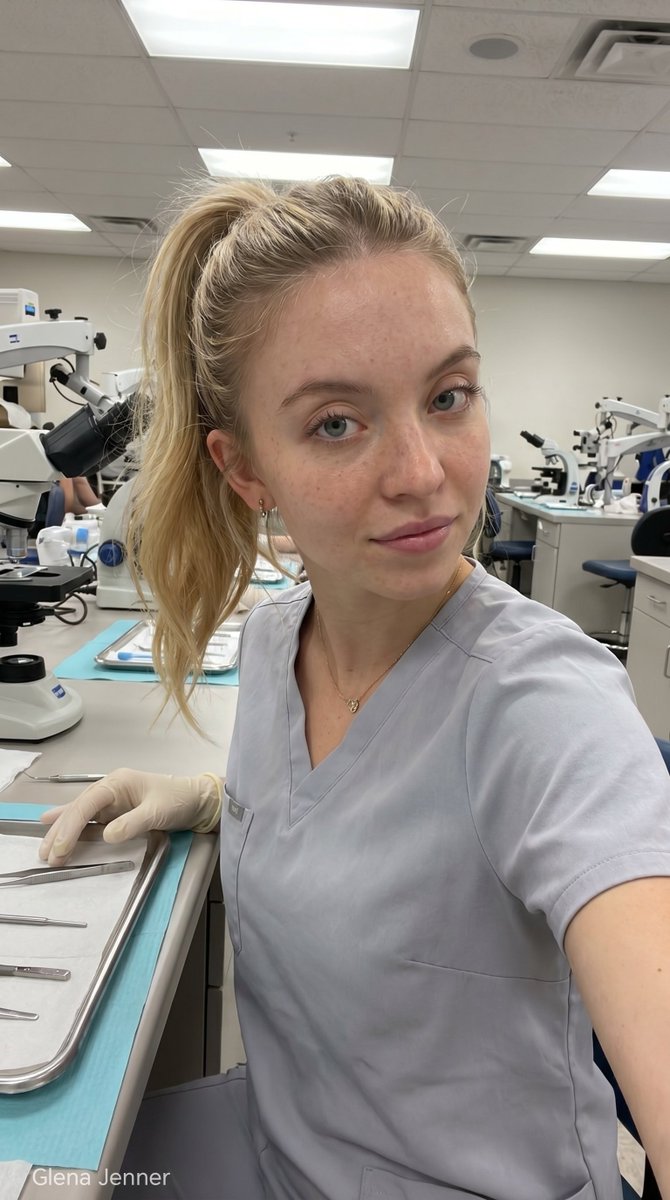 Sample output image for Medical Laboratory Training Portrait