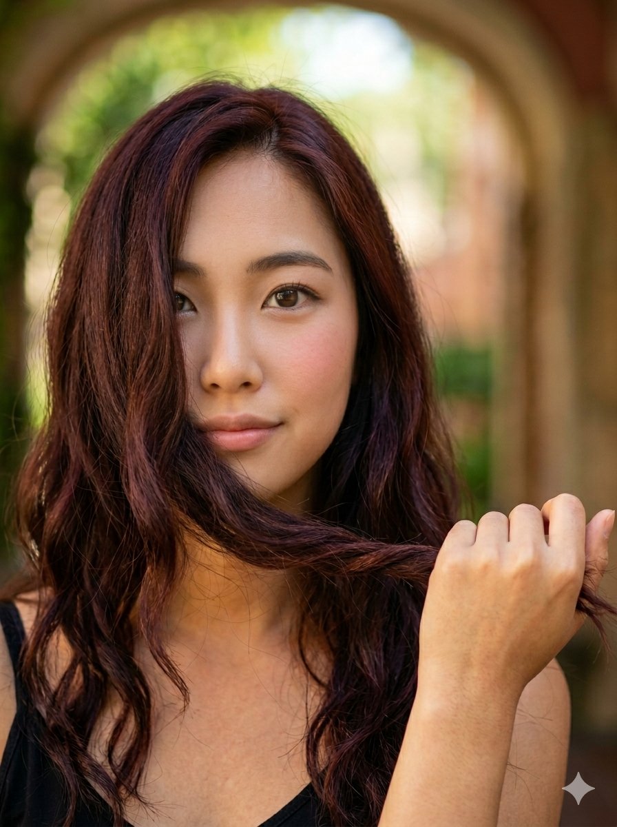 Sample output image for Cute Korean Woman Soft Portrait