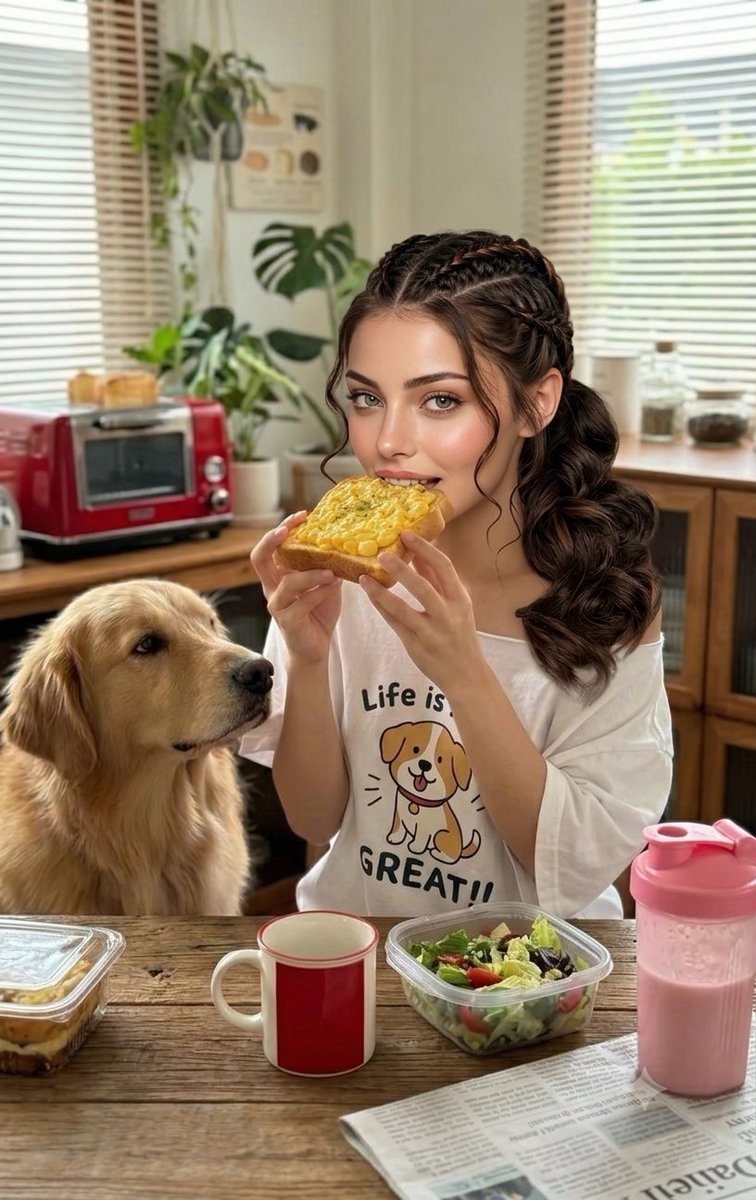 Sample output image for Cozy Morning Lifestyle Portrait