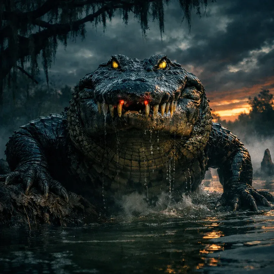 Infographic / Edu Visual - Alligator in Swamp Wildlife Photo - Image 2