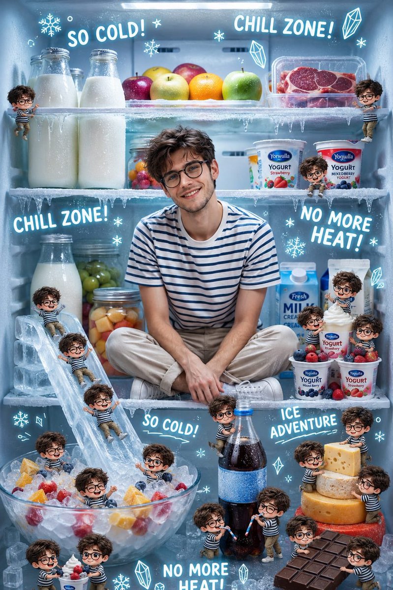 Chibi Boys in a Frozen Refrigerator