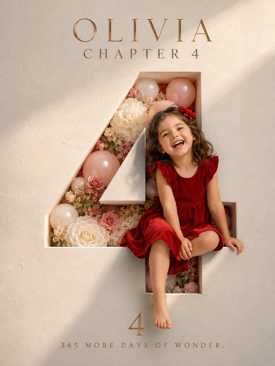Luxury 3D Birthday Poster example 3