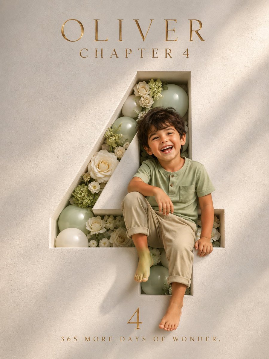 Luxury 3D Birthday Poster example 4