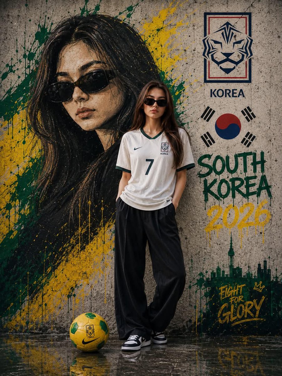 South Korean Graffiti Jersey Portrait example 2