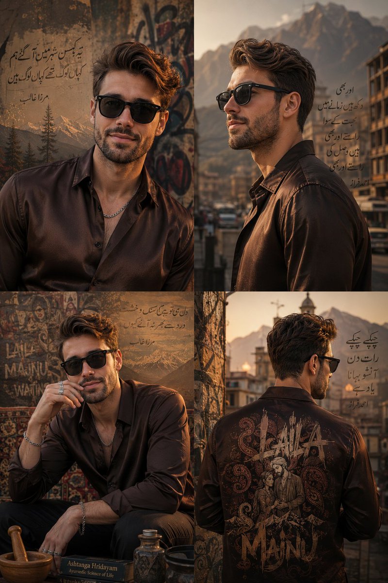 Luxury Urban Chaos Fashion Poster