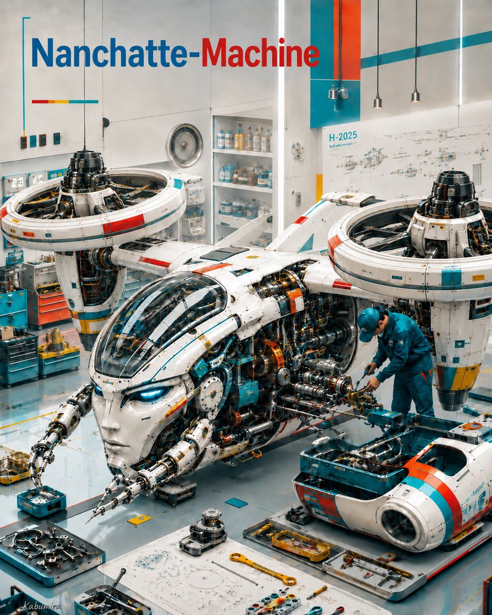 Futuristic Nanchatte-Machine Hangar