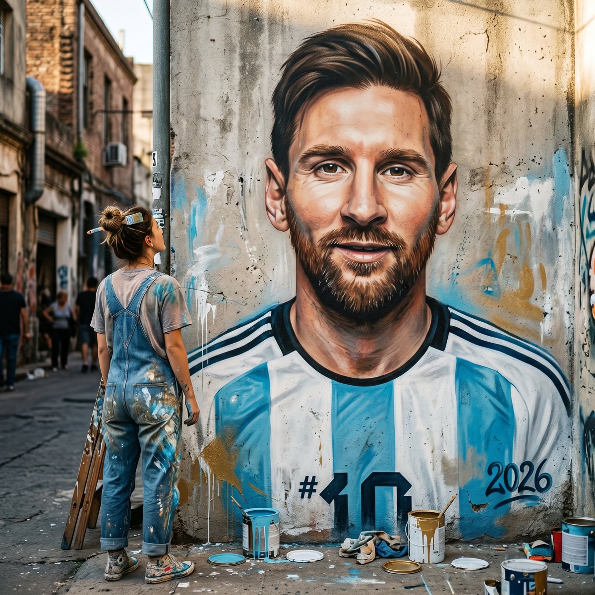 Sample output image for Messi World Cup 2026 Street Mural