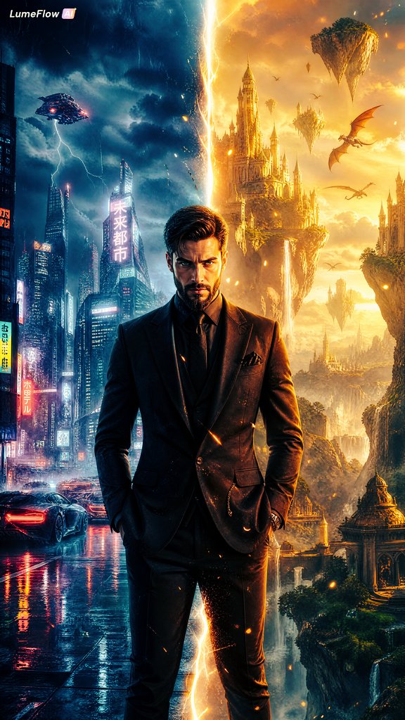 Epic Sci-Fi Parallel Worlds Artwork example 2