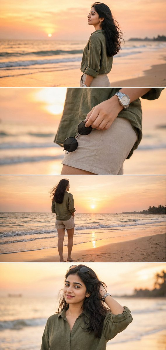 Premium Instagram Beach Photoshoot Collage