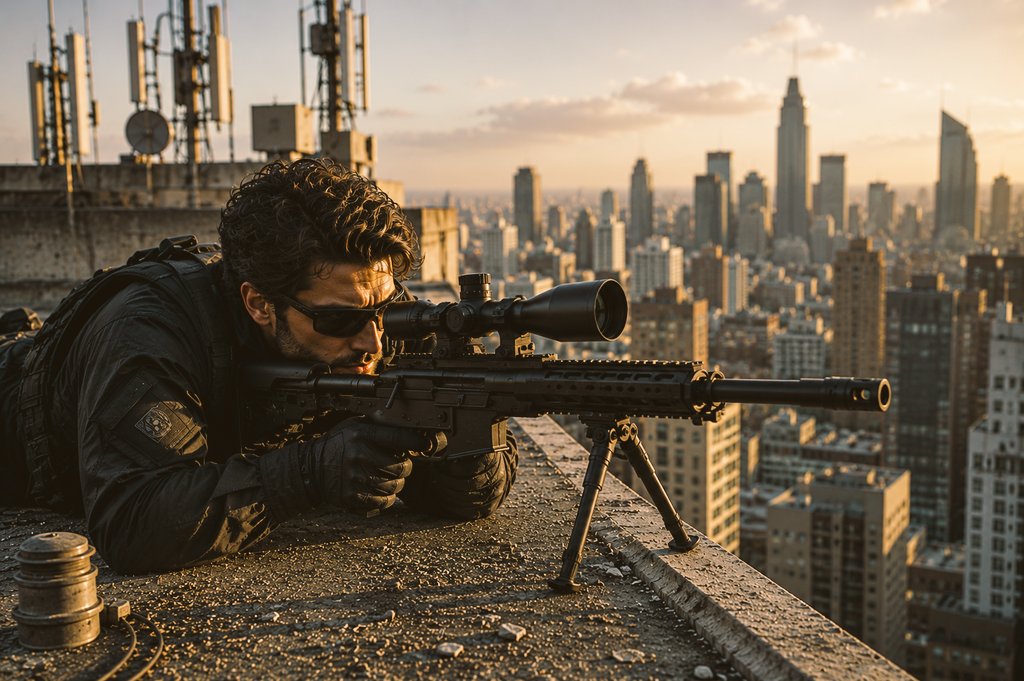 Tactical Sniper Urban Photography