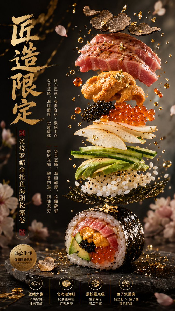 High-end Chinese Food Poster
