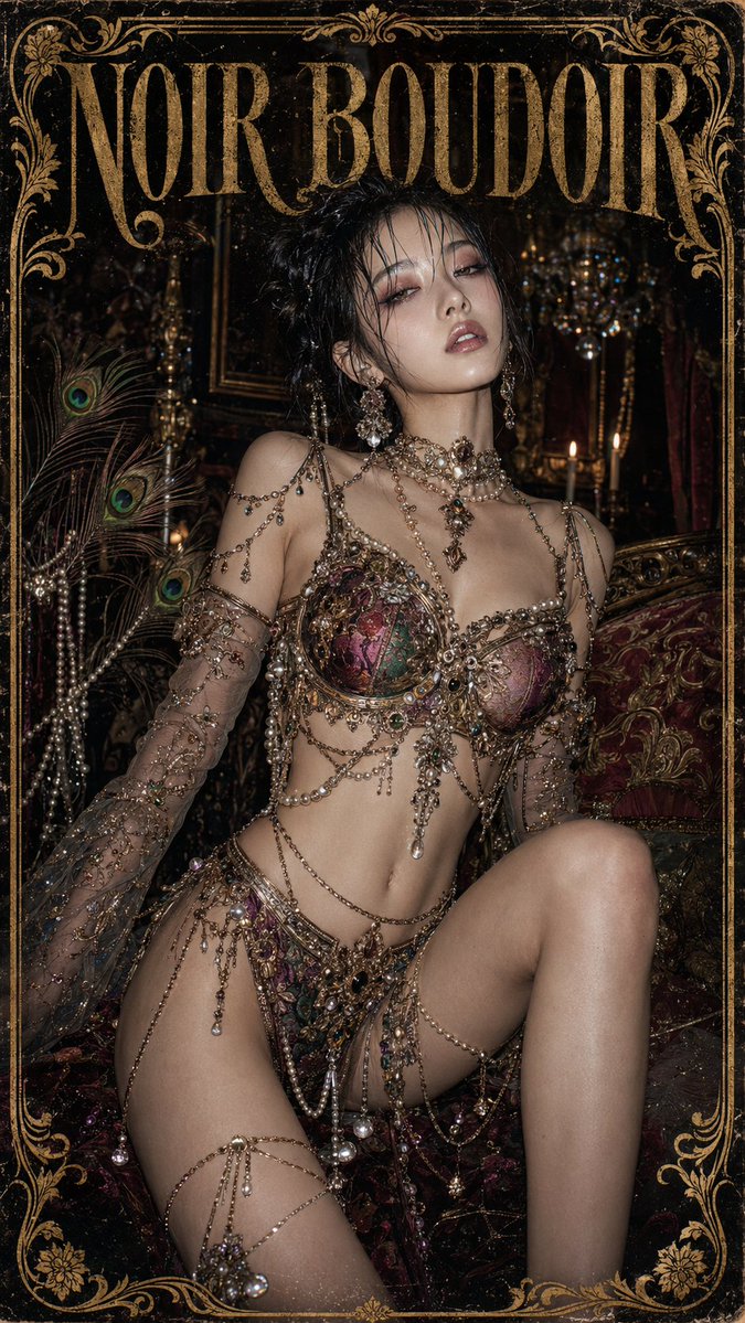 Decadent Gothic Boudoir Poster example 2