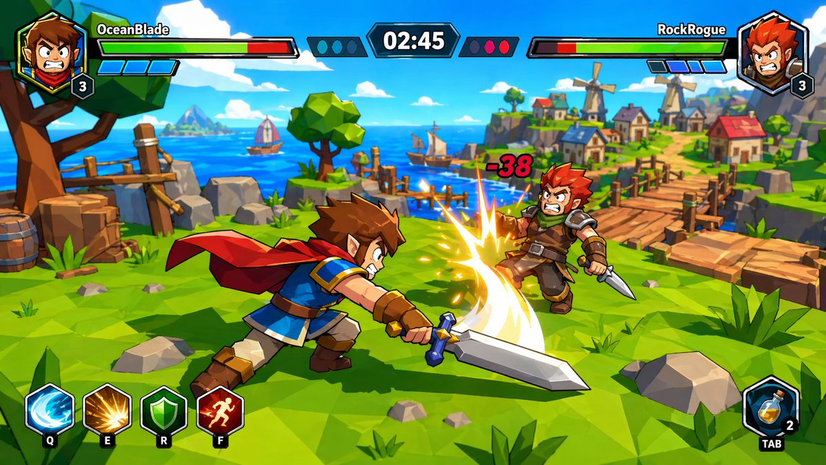 Zelda-Style Game UI Screenshot