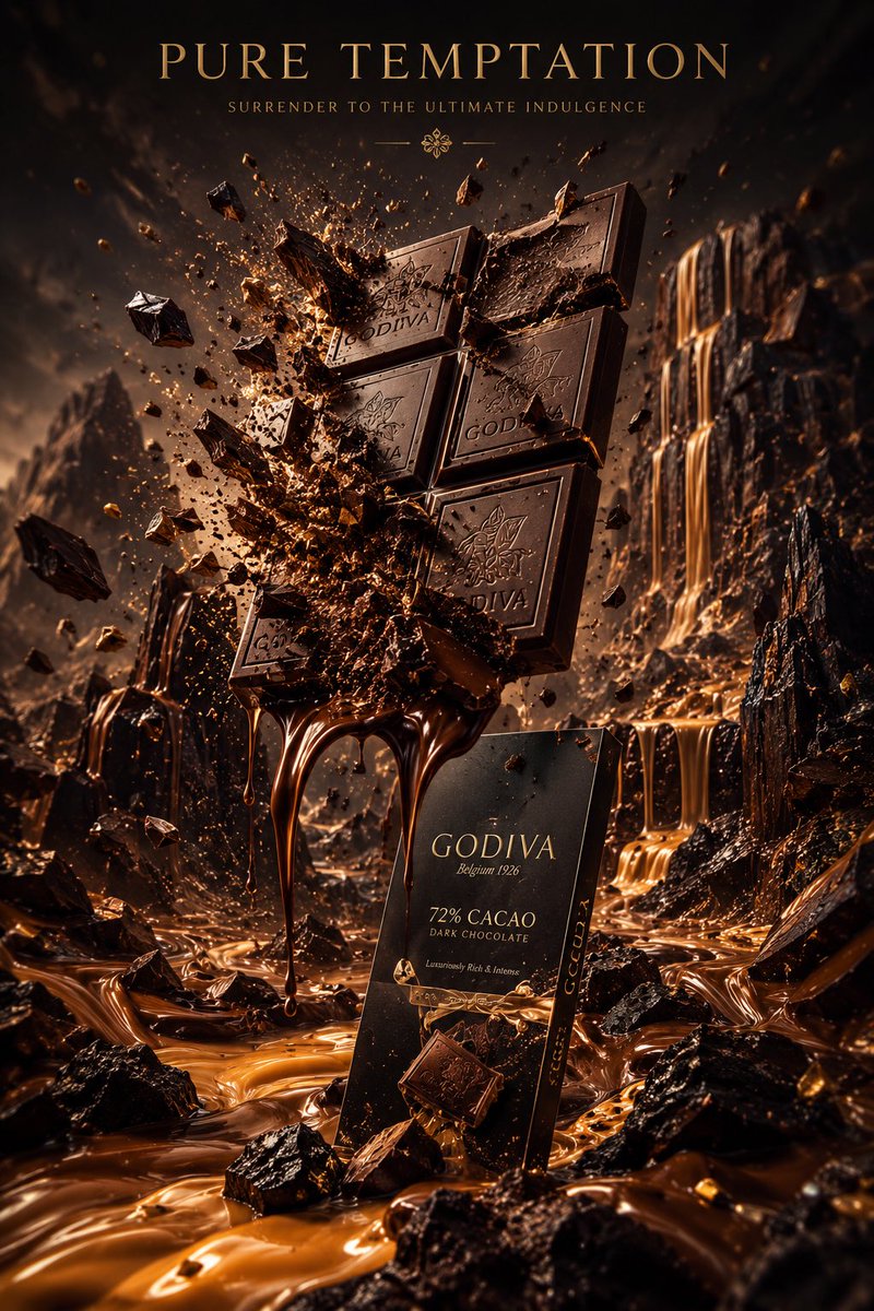 Luxury Chocolate Advertising Masterpiece example 2