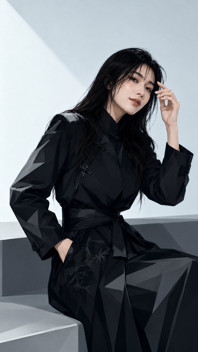 Black New Chinese Fashion Cover example 2