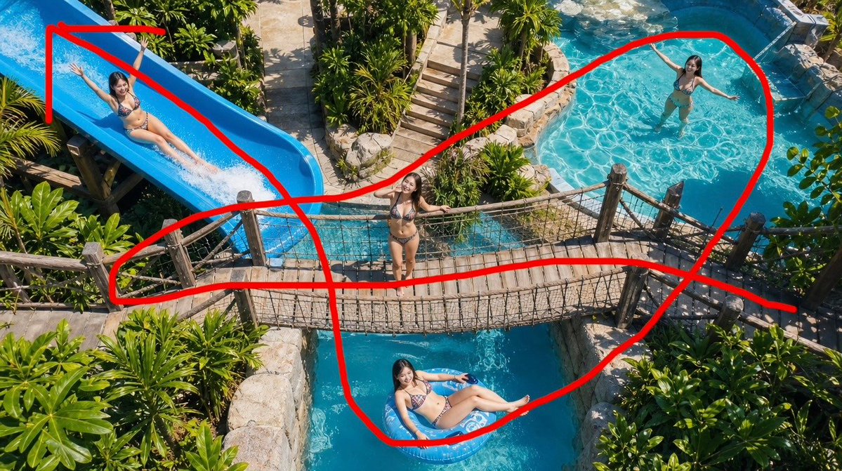 FPV Drone Water Park Route