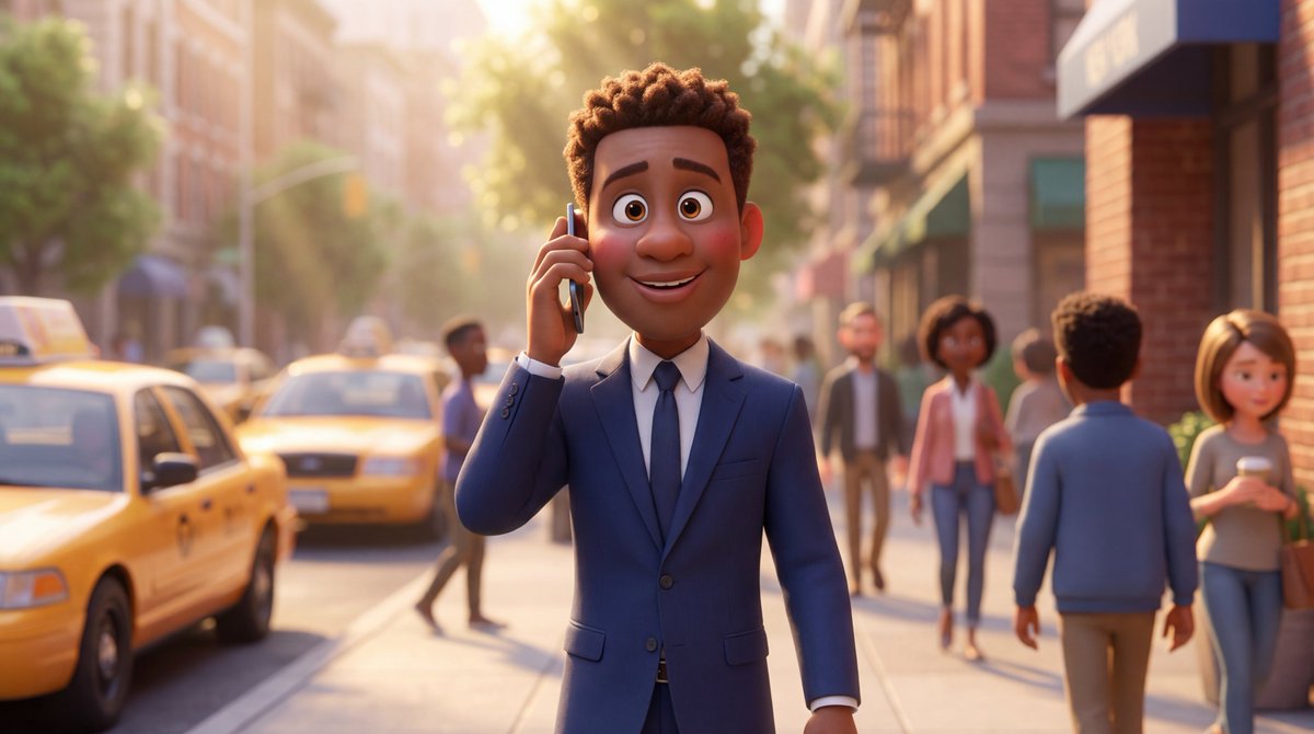 Sample output image for Pixar Style 3D Businessman