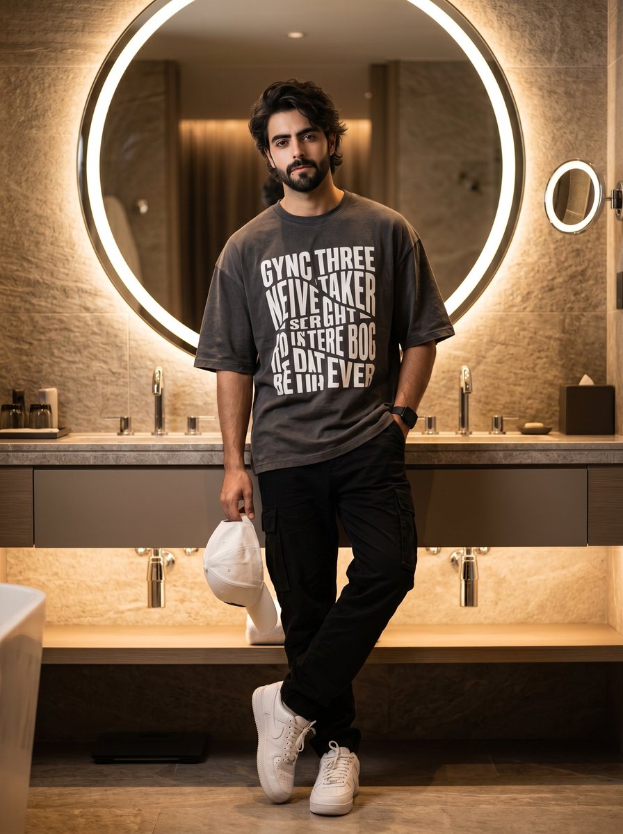 Sample output image for Luxury Bathroom Lifestyle Portrait