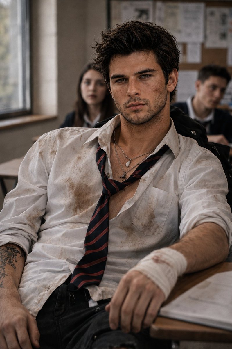 Rebellious High School Student Portrait