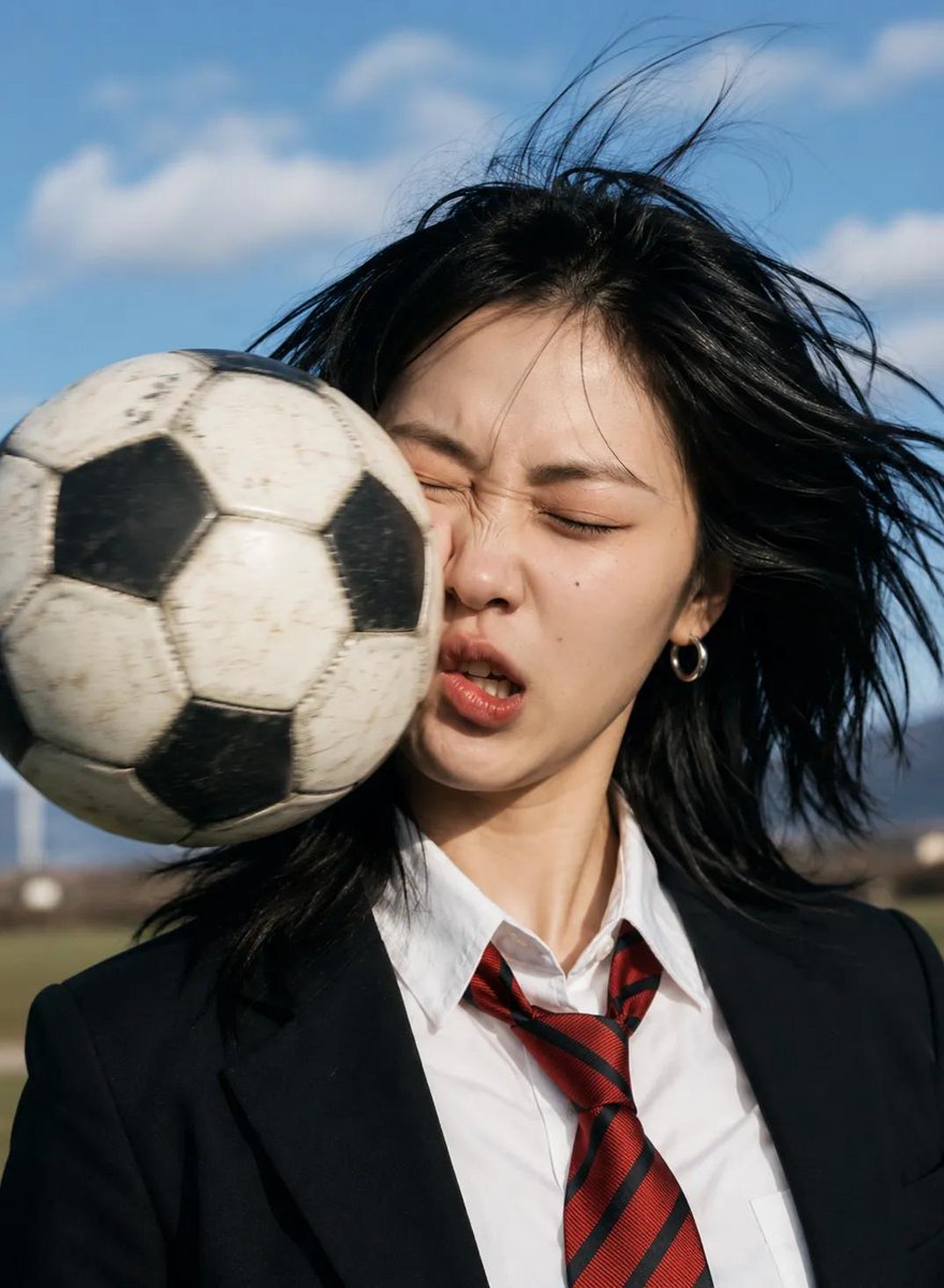 Soccer Ball Impact Action Shot example 3