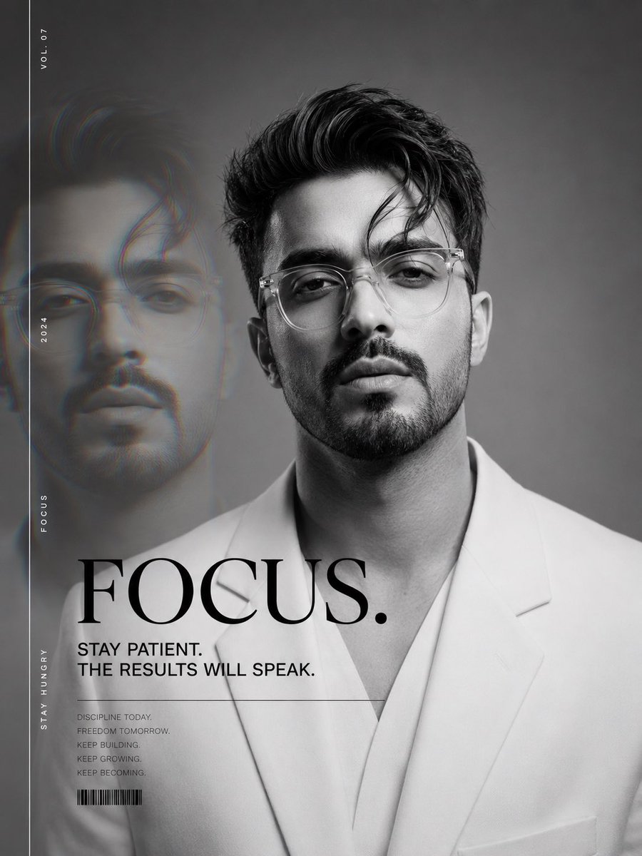 Luxury Magazine Cover Identity Portrait