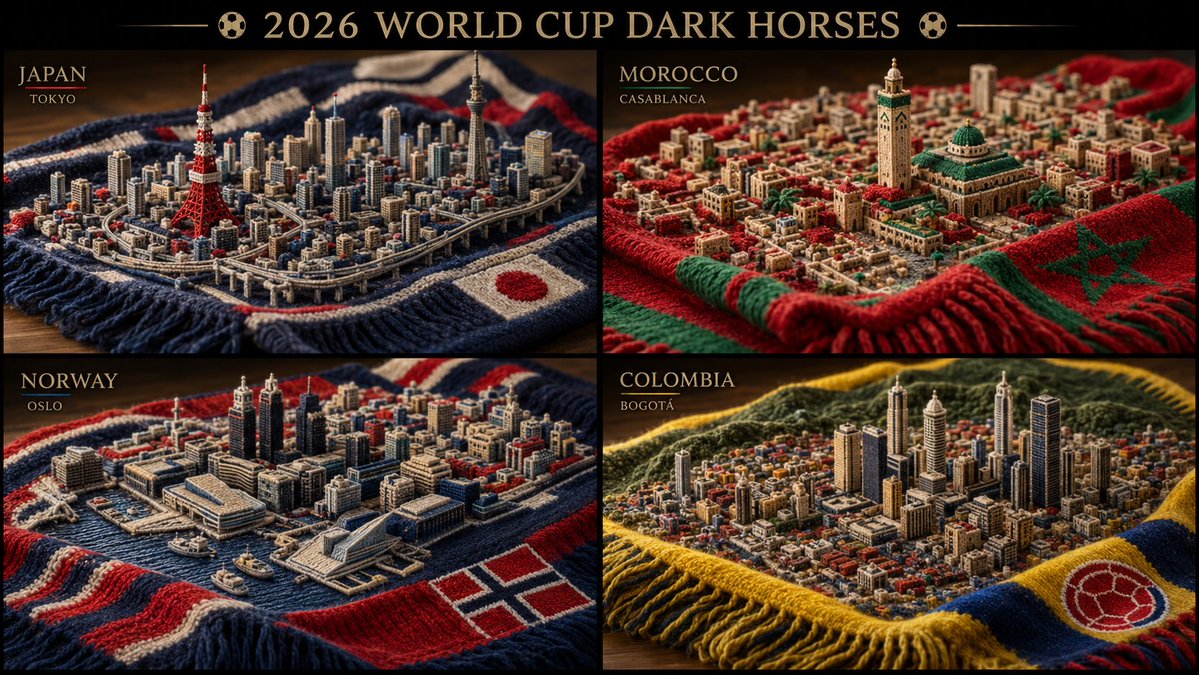 Knitted Skyline Scarf Macro