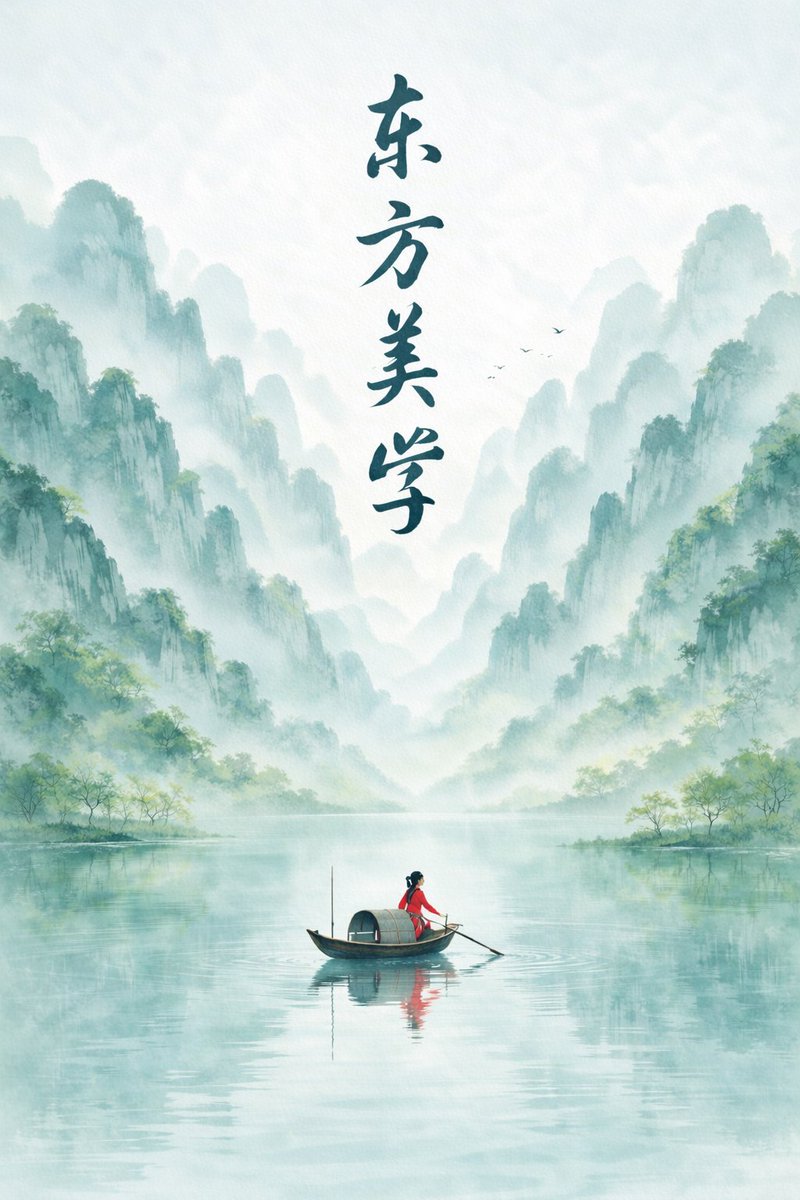 Minimalist Chinese Ink Wash Mist Painting