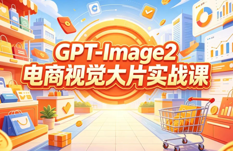 GPT-Image2 E-Commerce Course Banner