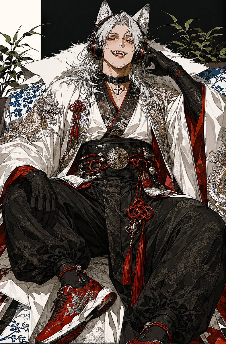 Japanese-Western Fusion Fashion Model example 3