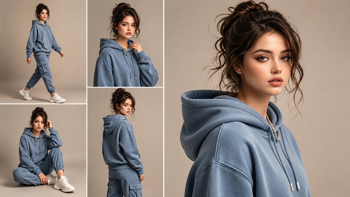 Anonymous Tracksuit Lookbook Collage