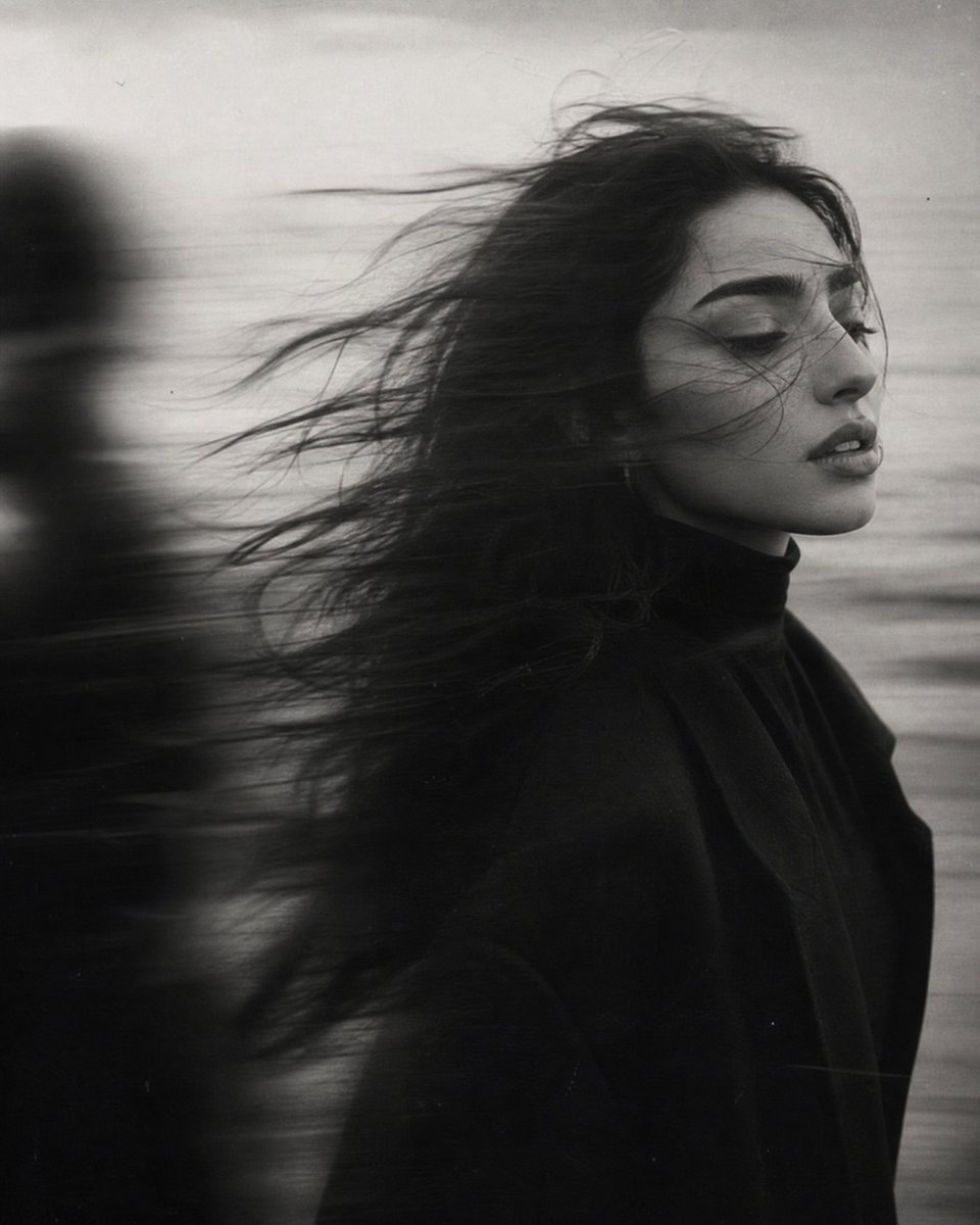Windblown Anonymous Film Portrait