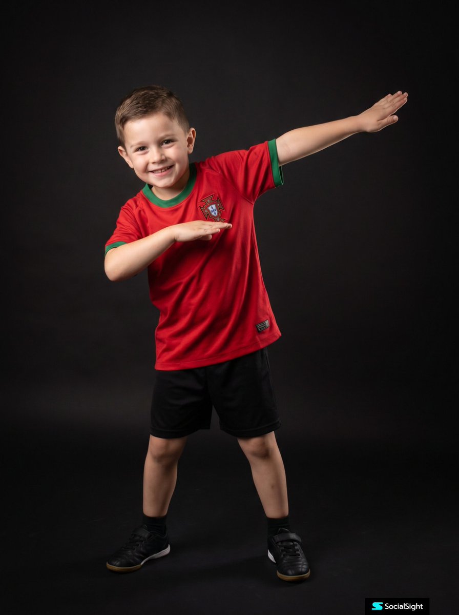Sample output image for Studio Sports Photography Child Portrait