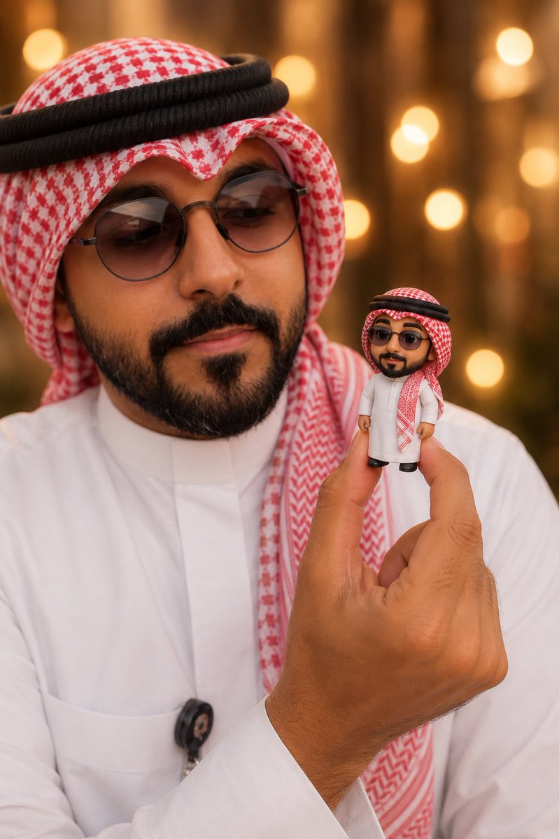 Sample output image for Miniature Toy Self Portrait