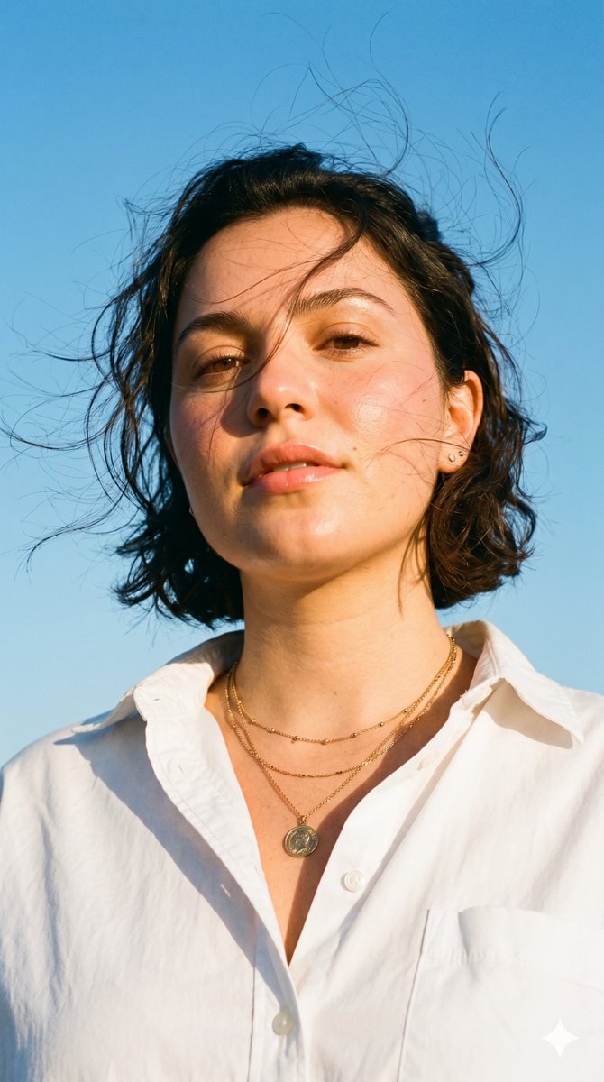 Sample output image for Golden Hour Vintage Film Portrait