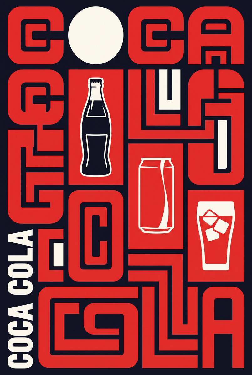Sample output image for Neo-Constructivist Typographic Brand Poster