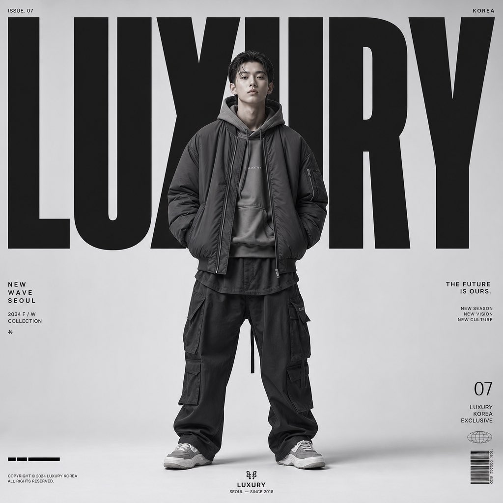 Luxury Korean Streetwear Poster