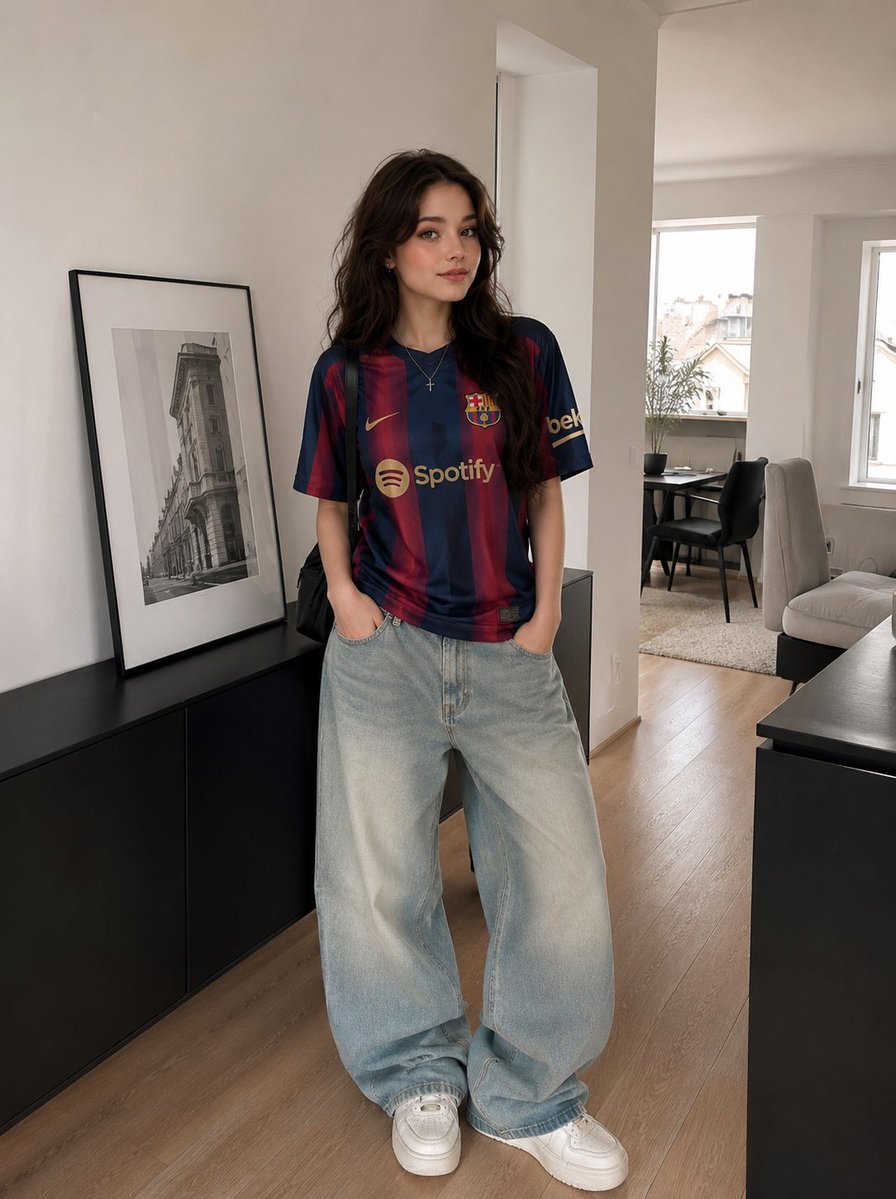 Korean Fashion Influencer Apartment Portrait