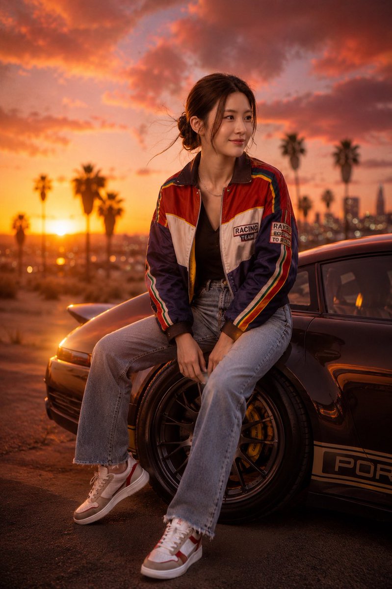 Cinematic Urban Fashion Editorial Portrait