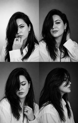 Fashion Casting Contact Sheet AI image template preview